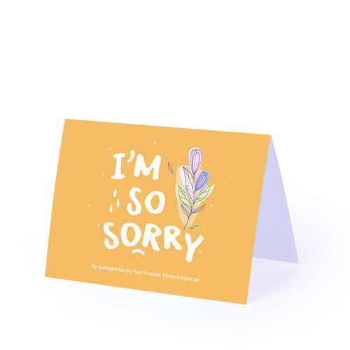I am So sorry