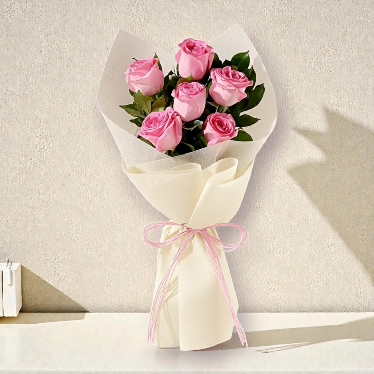 "Blush Promise" Pink Rose Bouquet