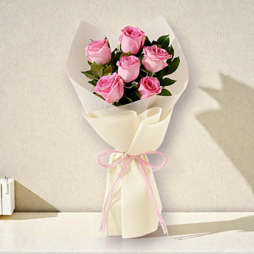 "Blush Promise" Pink Rose Bouquet